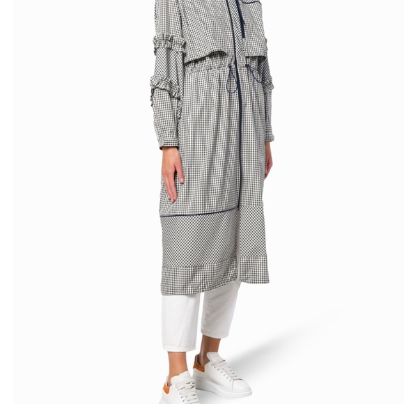 🔥3.1 Phillip Lim Hooded Ruffle Gingham Parka🔥 - Picture 5 of 8